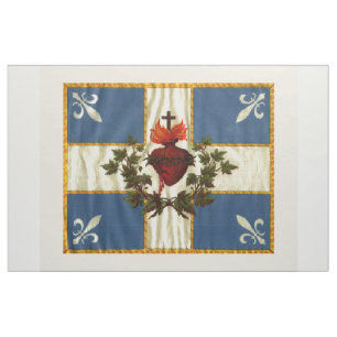 Vlag Quebec antieke Carillon Sacré-Cœur Stof