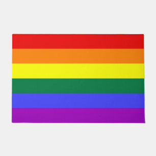 Vlag regenboogpride deurmat