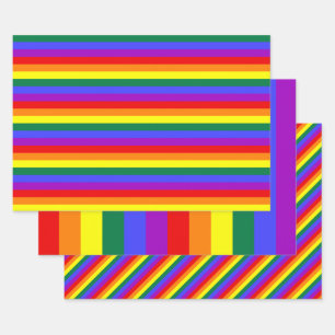 Vlag regenboogpride inpakpapier vel