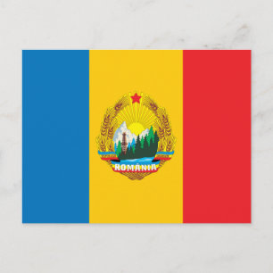Vlag Roemenië 1965 Briefkaart