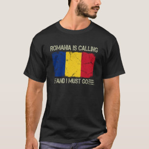 vlag Roemenië roept en ik Mus T-shirt