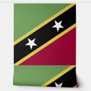 vlag Saint Kitts en Nevis Behang