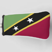 vlag Saint Kitts en Nevis Golfheadcover (Voorkant)