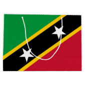 Vlag Saint Kitts en Nevis Groot Cadeauzakje (Achterkant)