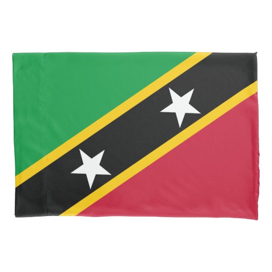 Vlag Saint Kitts en Nevis Kussensloop (Voorkant)