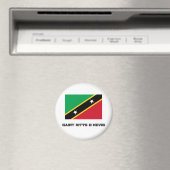 Vlag Saint Kitts en Nevis Magneet (Insitu (Vaatwasser))