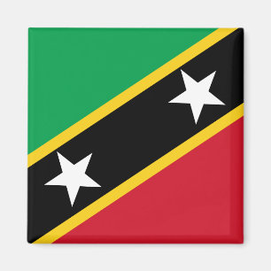 Vlag Saint Kitts en Nevis Magneet