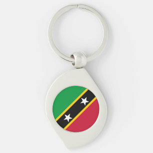 Vlag Saint Kitts en Nevis Sleutelhanger