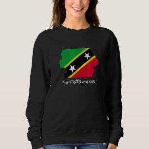 Vlag Saint Kitts en Nevis Trui