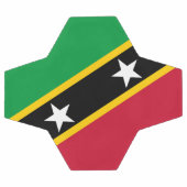 Vlag Saint Kitts en Nevis Voetbal (Enkel)