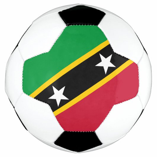 Vlag Saint Kitts en Nevis Voetbal (Voorkant)