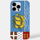 Vlag Saint-Pierre en Miquelon Case-Mate iPhone Case (Achterkant)