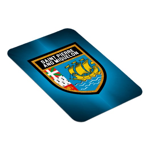 Vlag Saint-Pierre en Miquelon Magneet (Rechterzijde)