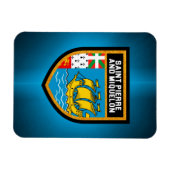 Vlag Saint-Pierre en Miquelon Magneet (Horizontaal)