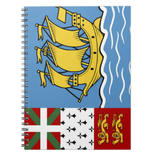 Vlag Saint-Pierre en Miquelon Notitieboek