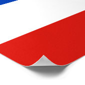 Vlag Schleswig-Holstein Poster (Hoek)