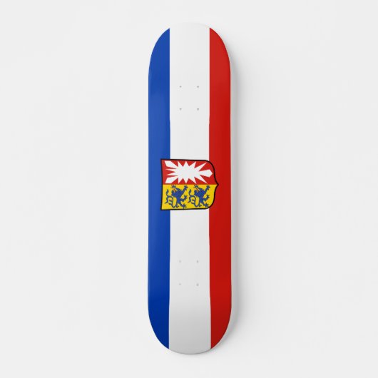 Vlag Schleswig-Holstein Skateboard (Voorkant)