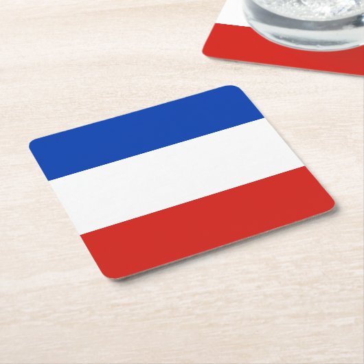 Vlag Schleswig-Holstein Square Paper Onderzetter (Schuin)