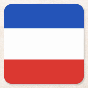 Vlag Schleswig-Holstein Square Paper Onderzetter
