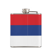 vlag Servië Heupfles (Achterkant)