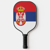 vlag Servië Pickleball Paddle (Voorkant)