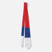 vlag Servië Stropdas (Achterkant)