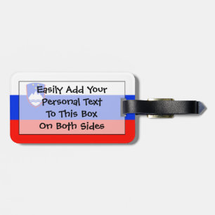 Vlag Slovenië Easy ID Personal Bagagelabel