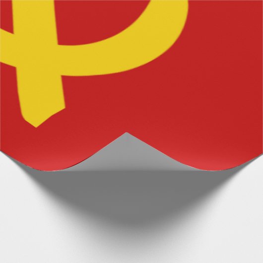 Vlag Sovjet-Unie Cadeaupapier (Hoek)