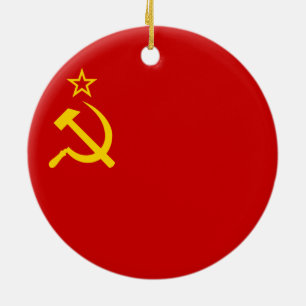 Vlag Sovjet-Unie Keramisch Ornament