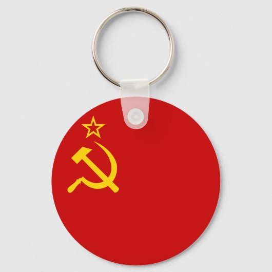 Vlag Sovjet-Unie Sleutelhanger (Voorkant)