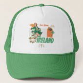  vlag St. Patrick's Day Retro Trucker Pet (Voorkant)