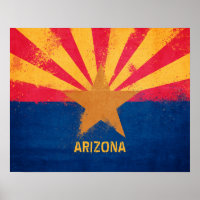Vlag staat Arizona in nood
