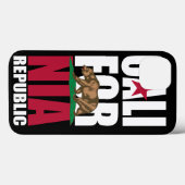 Vlag Stacker uit de Republiek Californië Case-Mate iPhone Case (Achterkant (horizontaal))