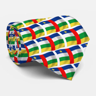 Vlag stropdas van de Centraal-Afrikaanse Republiek