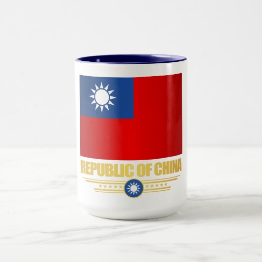 Vlag Taiwan (Republiek China) Mok (Midden)