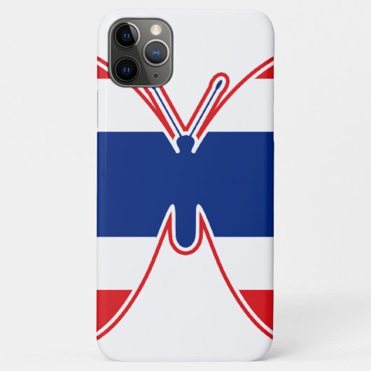 Vlag Thai Butterfly Case-Mate iPhone Case (Achterkant)