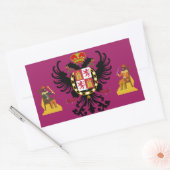 Vlag Toledo (Spanje) Rechthoekige Sticker (Envelop)