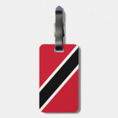 Vlag Trinidad en Tobago Bagagelabel (Achterkant verticaal)