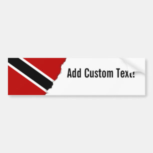 Vlag Trinidad en Tobago Bumpersticker