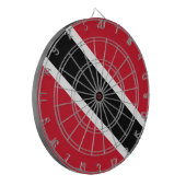 Vlag Trinidad en Tobago Dartbord (Voorkant Links)