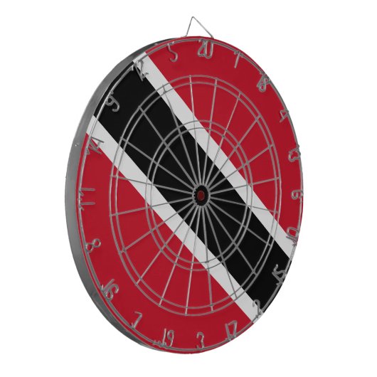 Vlag Trinidad en Tobago Dartbord (Voorkant Links)