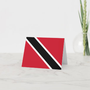 Vlag Trinidad en Tobago Kaart