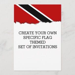 Vlag Trinidad en Tobago Kaart