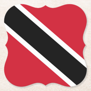Vlag Trinidad en Tobago Kartonnen Onderzetters