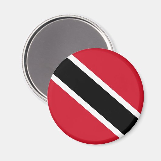 Vlag Trinidad en Tobago Magneet (Voorkant / Achterkant)