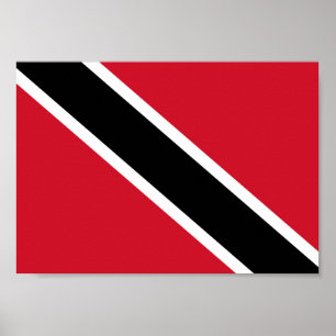 Vlag Trinidad en Tobago Poster