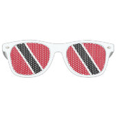 Vlag Trinidad en Tobago Retro Zonnebril (Voorkant)