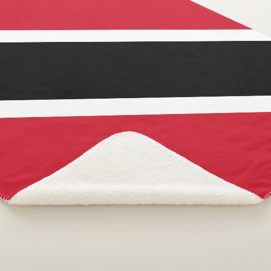 Vlag Trinidad en Tobago Sherpa Deken (3/4)