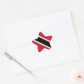 Vlag Trinidad en Tobago Ster Sticker (Envelop)