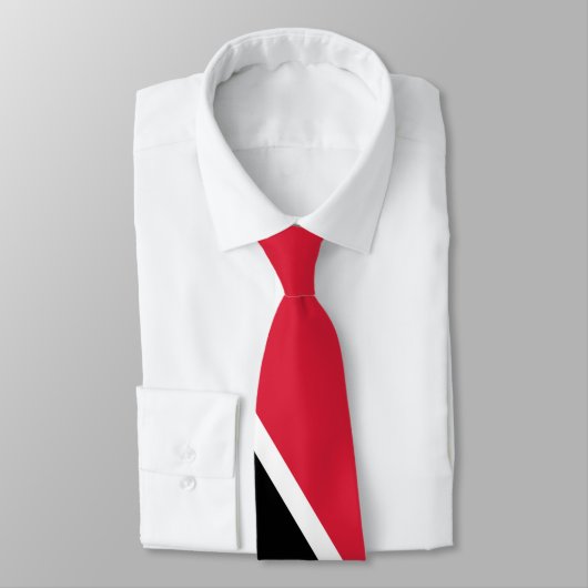 Vlag Trinidad en Tobago Stropdas (Gebonden)